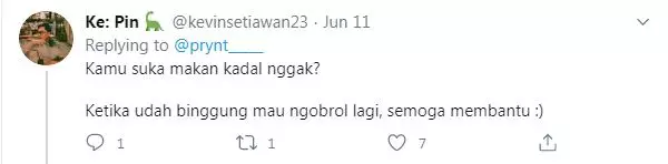 cuitan memulai chat  Twitter