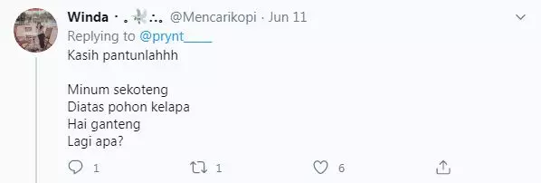 cuitan memulai chat  Twitter