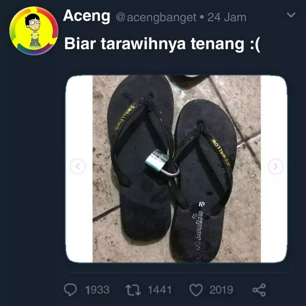 meme lucu amankan barang © 2020 instagram.com