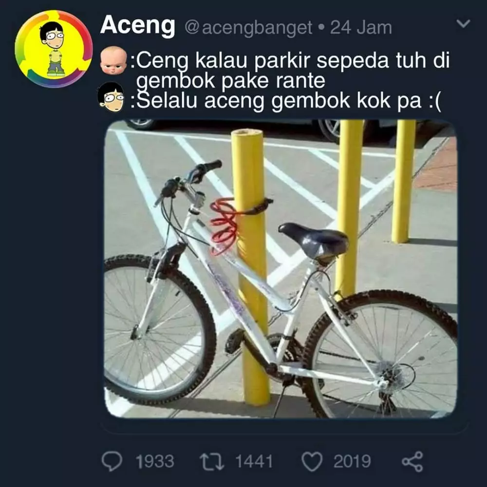 meme lucu amankan barang © 2020 instagram.com