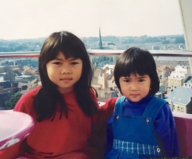 potret masa kecil isyana dan kakak instagram