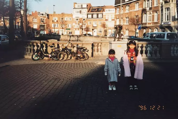 potret masa kecil isyana dan kakak instagram