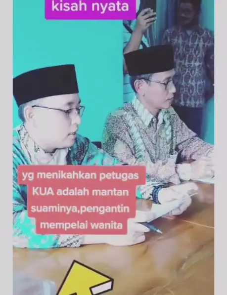 Viral petugas KUA nikahan mantan istri Instagram