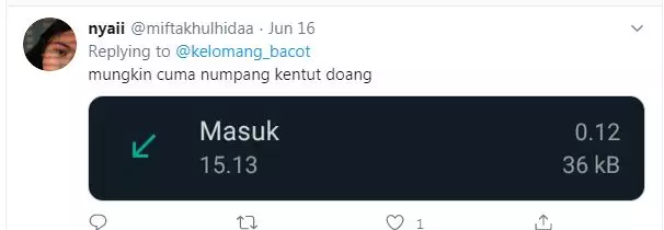 pamer durasi telepon Twitter