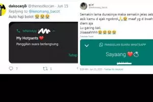 10 Cuitan lucu pamer durasi telepon, kupingnya auto panas
