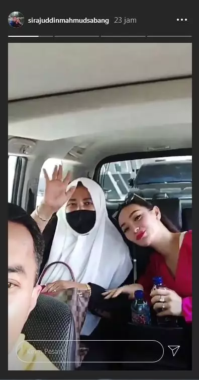 Momen Zaskia Gotik ketemu mertua  Instagram