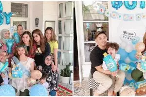 7 Momen baby shower Alessia Cestaro, nuansa biru penuh kebahagiaan
