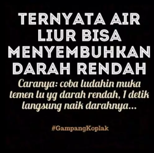 darah rendah lucu berbagai sumber