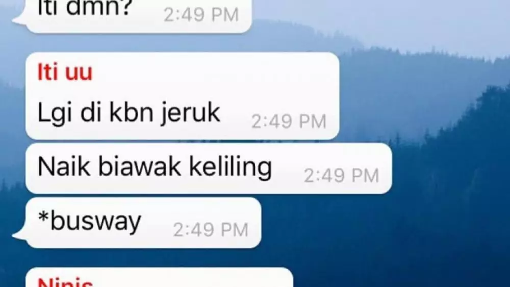 chat serius salah ketik © 2020 instagram.com