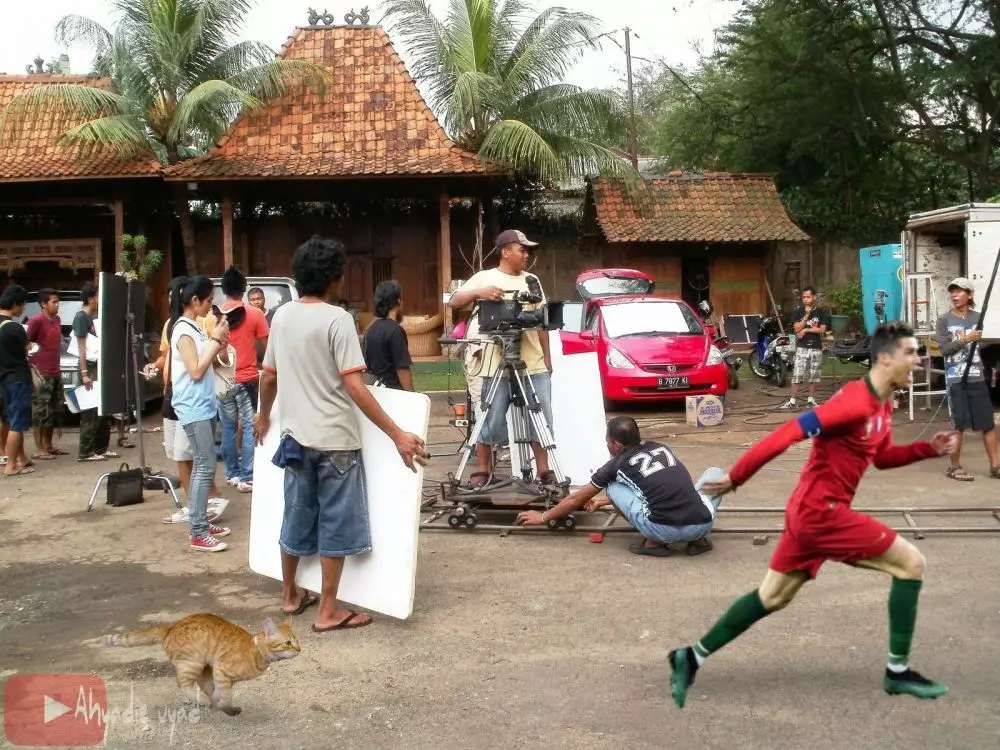 Editan Cristiano Ronaldo kucing Facebook/Ahyadie uyad