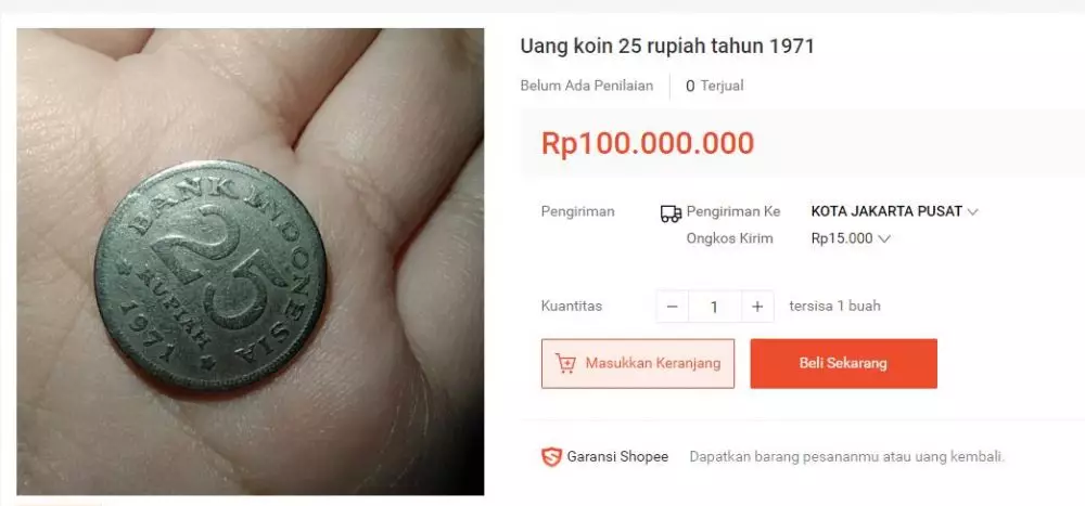uang koin mahal  Berbagai Sumber