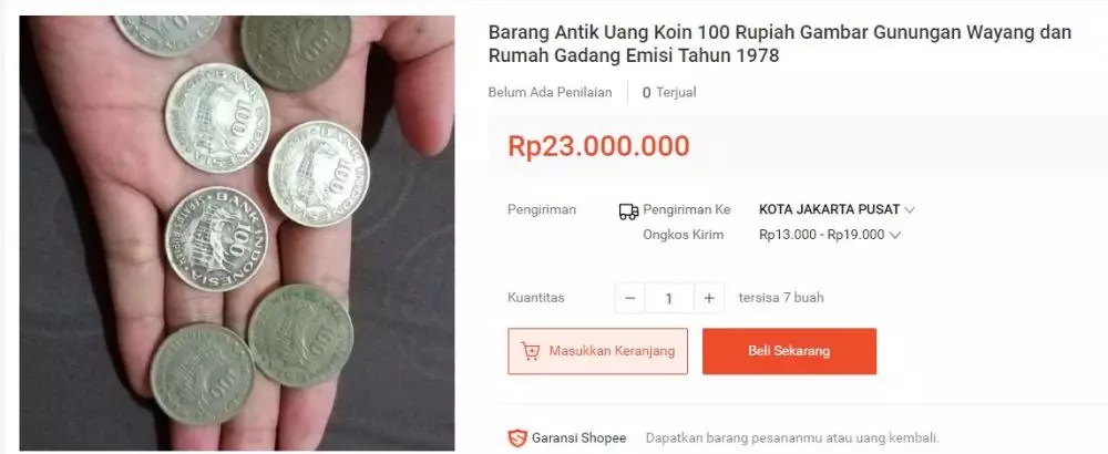 uang koin mahal  Berbagai Sumber