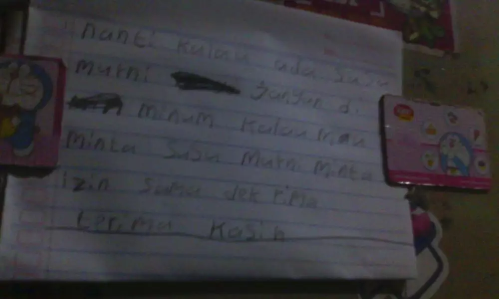 peringatan dilarang ambil makanan © 2020 brilio.net