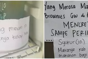 10 Peringatan lucu 'jangan ambil makanan orang' ini bikin ngakak