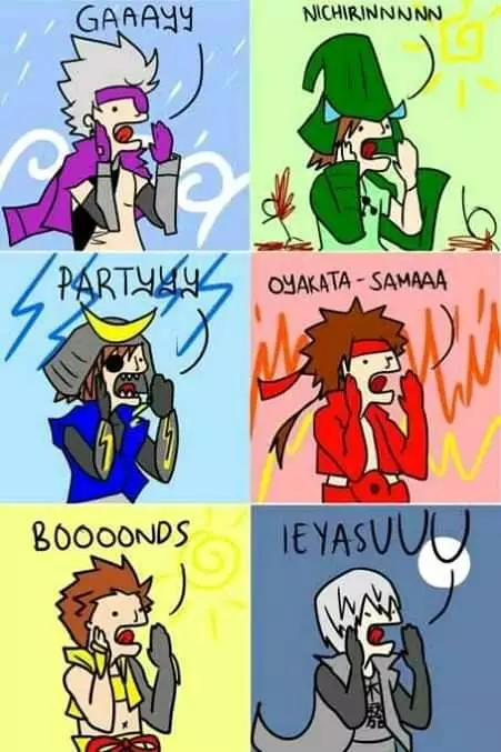Meme Sengoku Basara Berbagai sumber