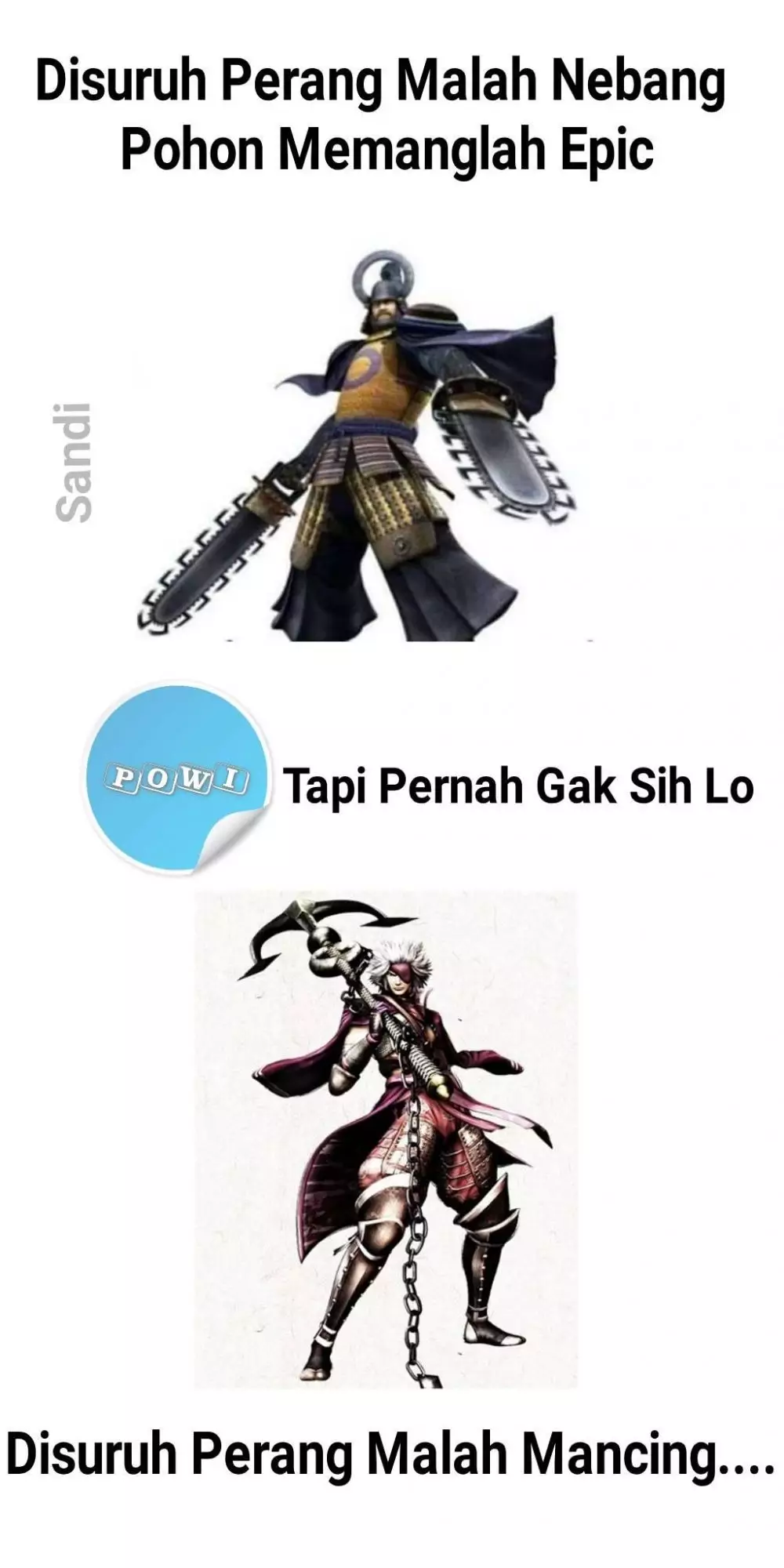 Meme Sengoku Basara Berbagai sumber