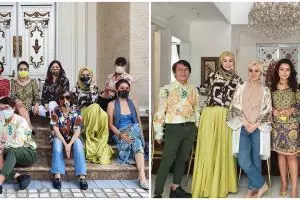9 Potret arisan geng Mayangsari saat new normal, gayanya cetar
