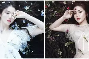 8 Momen pemotretan Felicya Angelista tiru gaya Han So-hee