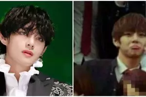 9 Potret lawas V BTS saat sekolah, aura bintangnya terpancar