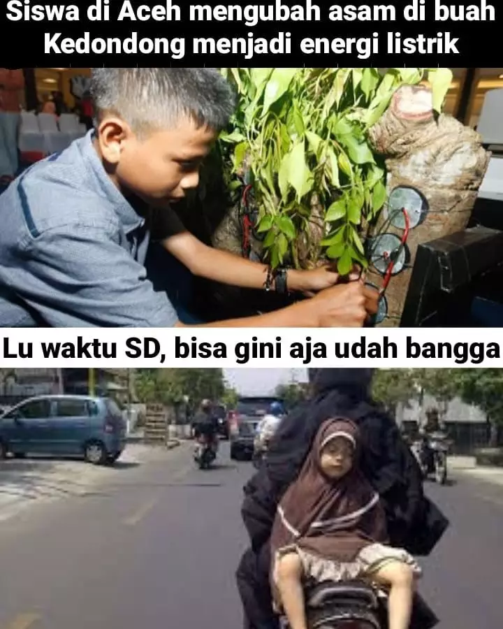 Meme aku vs prestasi anak lain Instagram
