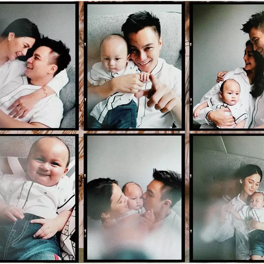 7 Seleb lakukan virtual photoshoot bareng anak, menggemaskan