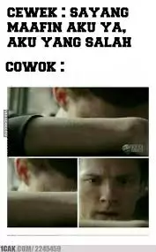 cewek minta maaf berbagai sumber