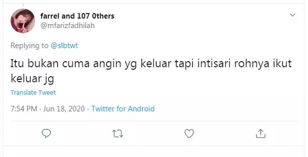 10 Cuitan balasan kerokan viral © 2020 brilio.net 10 Cuitan balasan kerokan viral © 2020 brilio.net