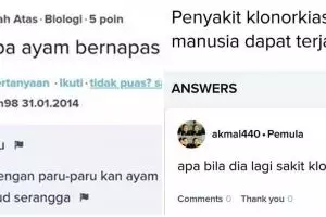 10 Pertanyaan ujian ini jawabannya malah bikin bingung