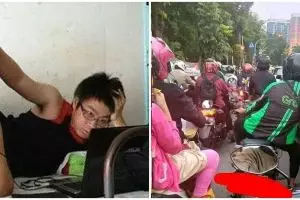 10 Momen lucu orang lagi malas kerja ini bikin tepuk jidat