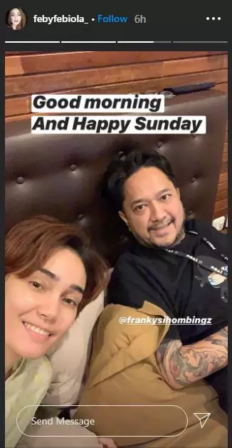 potret Feby Febiola dan rambut barunya Instagram