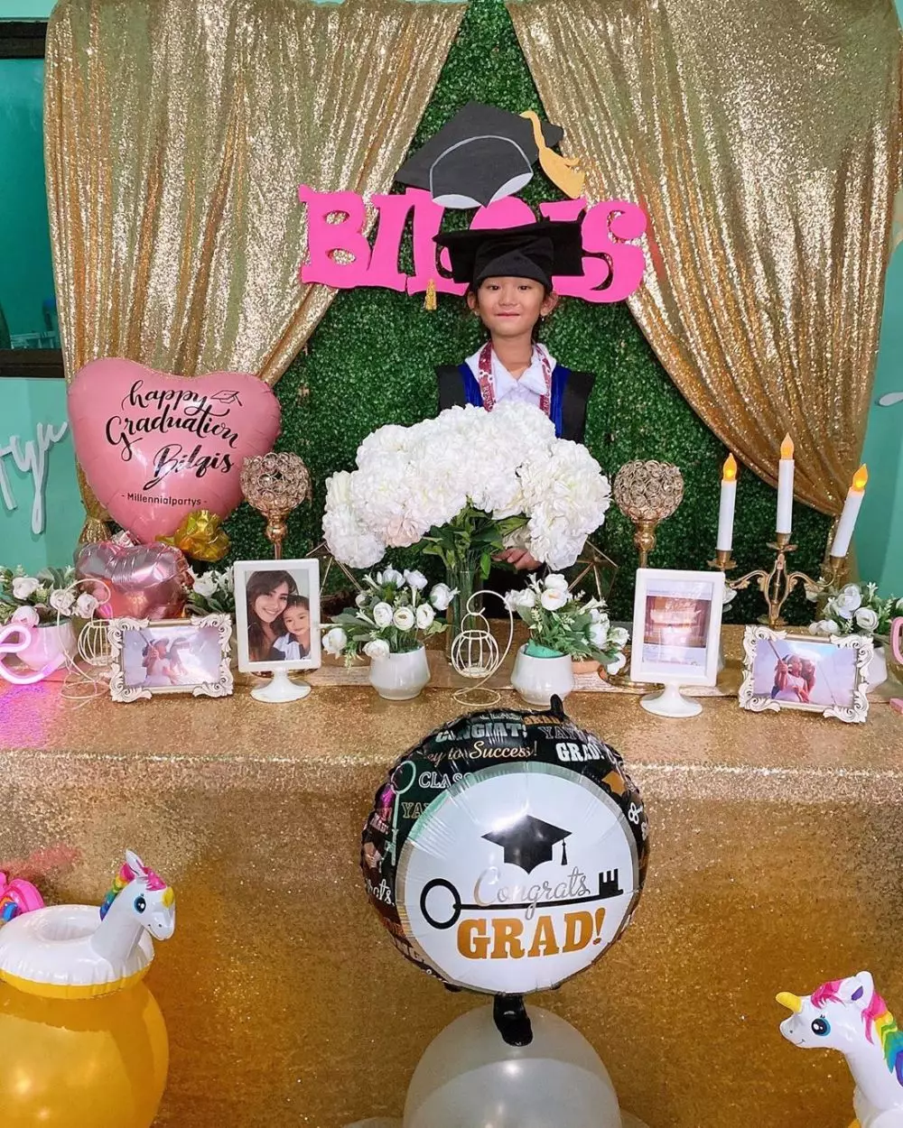 momen wisuda bilqis anak ayu ting ting instagram