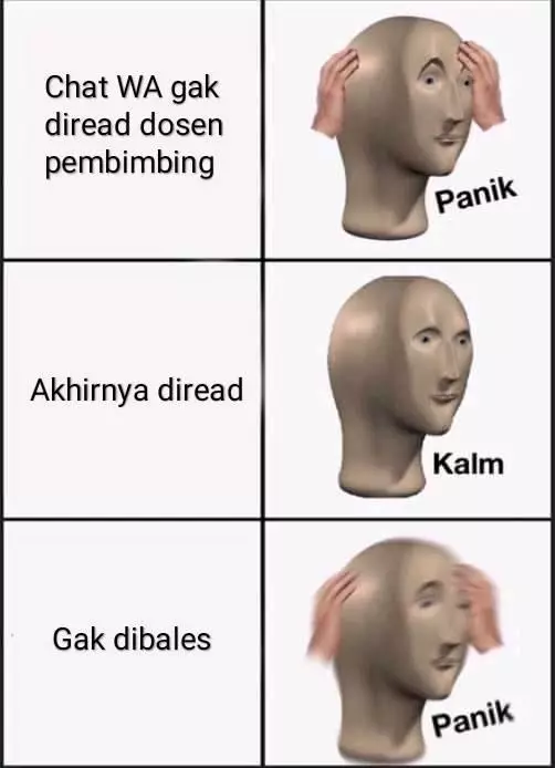 Meme hubungan dosen dan mahasiswa Berbagai sumber