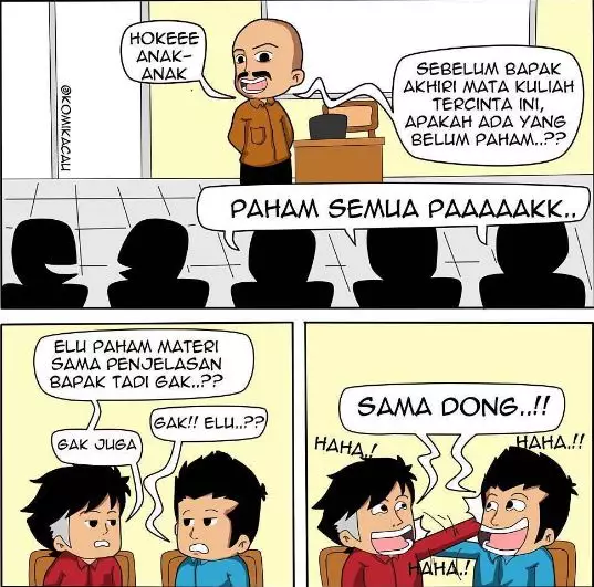 Meme hubungan dosen dan mahasiswa Berbagai sumber