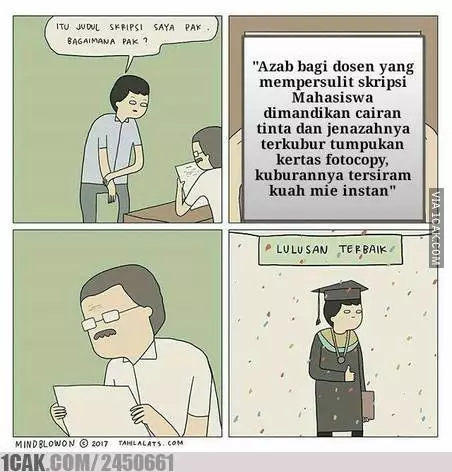 Meme hubungan dosen dan mahasiswa Berbagai sumber