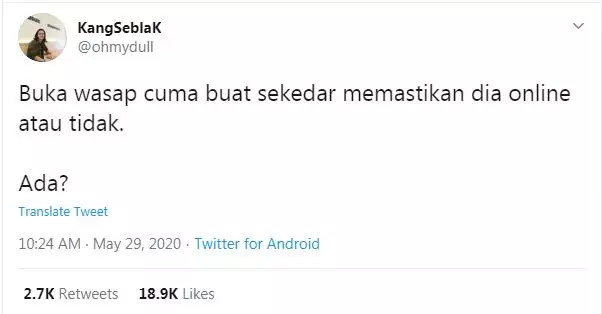 balada pengguna whatsapp Twitter