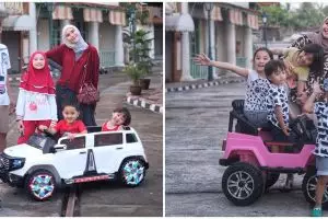 10 Momen seru Zaskia Adya Mecca pergi ke pantai di masa new normal