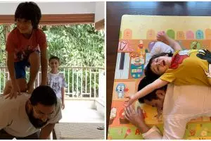 6 Momen aktor Bollywood momong anak, ayah idaman banget