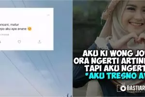 105 Kata-kata bikin baper wanita bahasa Jawa, lucu dan romantis