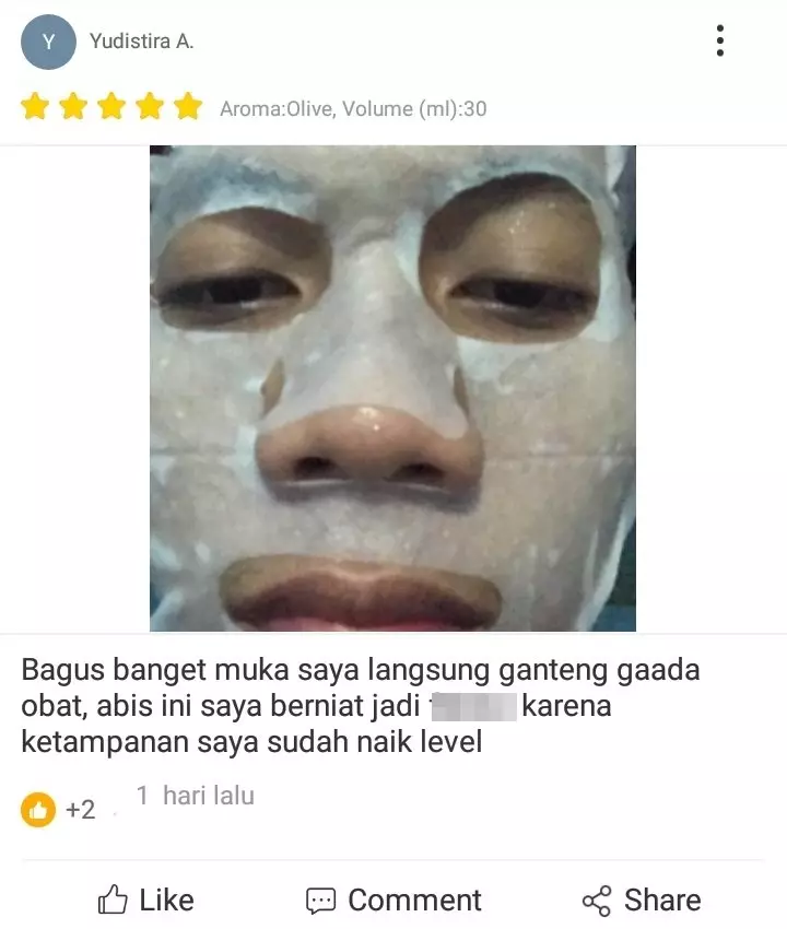 kelakukan cowok kasih penilaian olshop Twitter/@txtdarionlshop