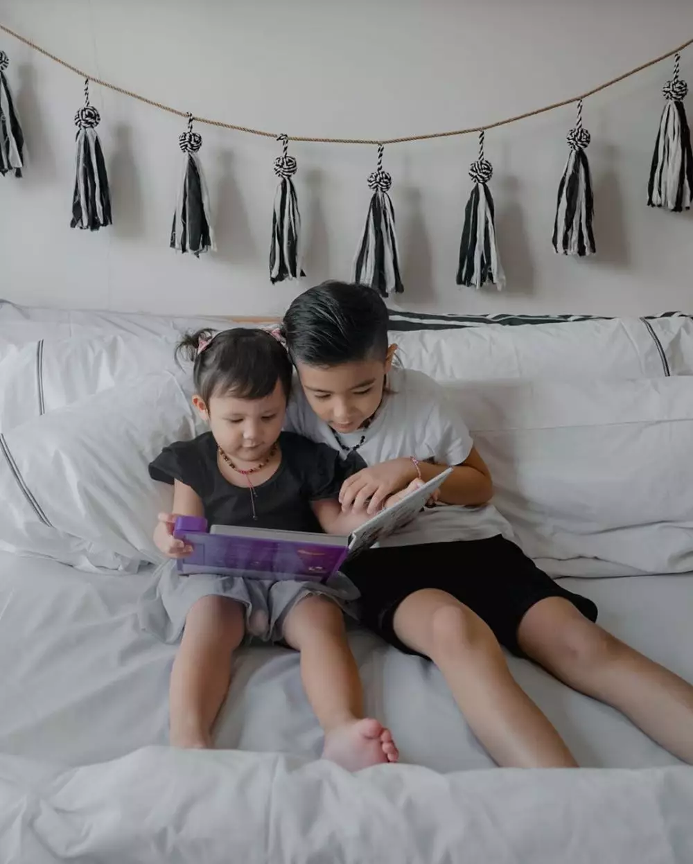 Ryshaka dan adiknya © 2020 brilio.net