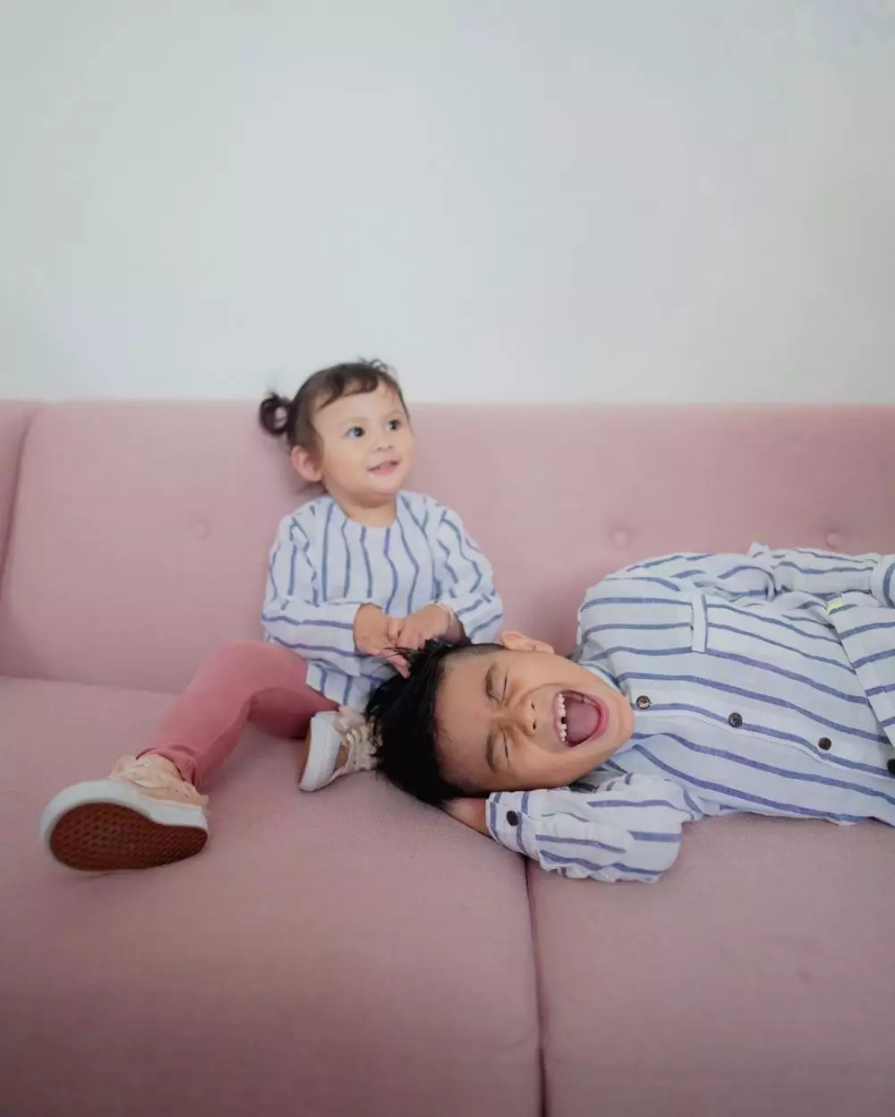 Ryshaka dan adiknya © 2020 brilio.net