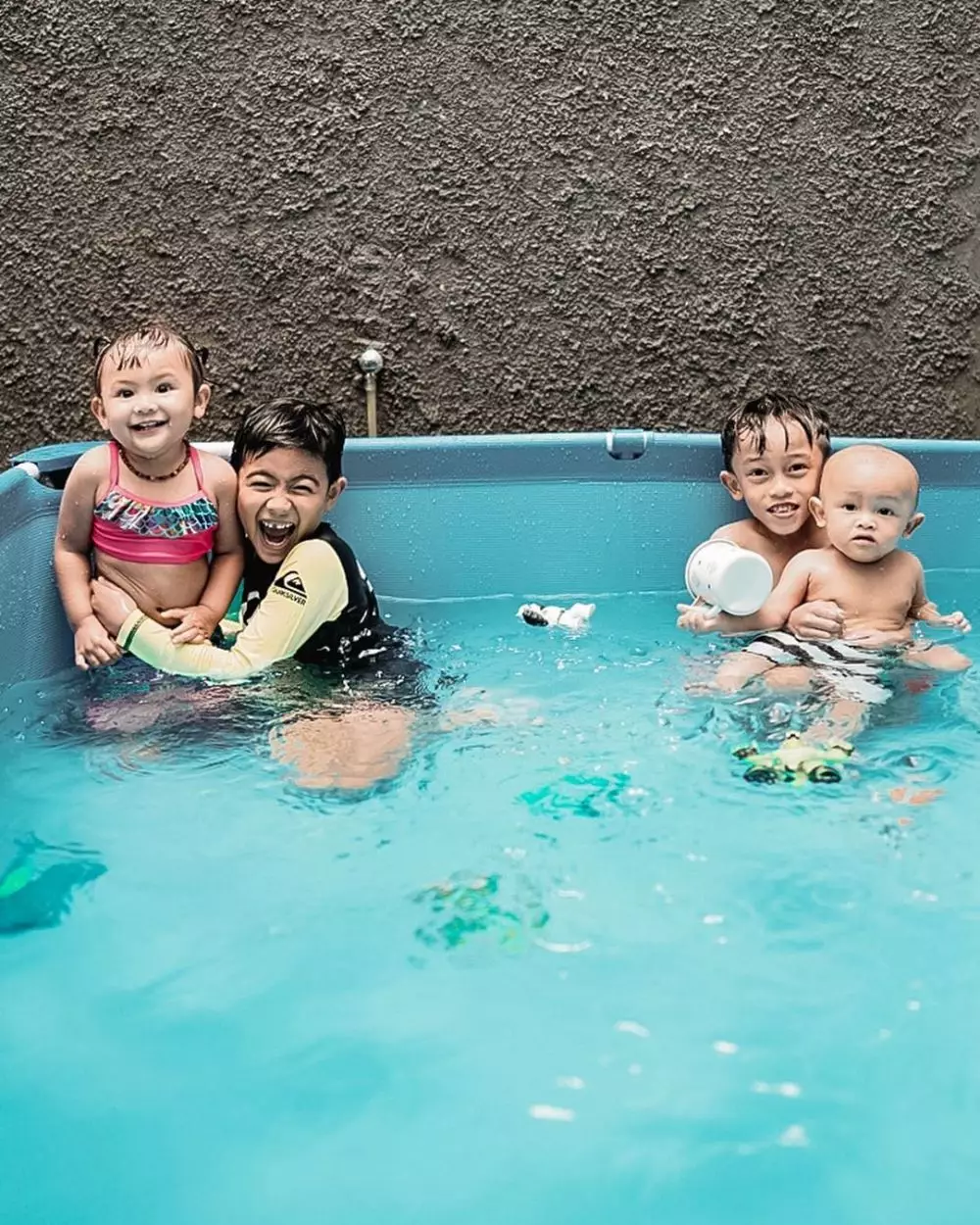 Ryshaka dan adiknya © 2020 brilio.net