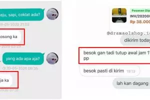 10 Chat lucu gagal fokus belanja di online shop ini kocak