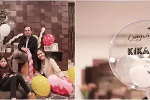 Ersa Mayori rayakan kenaikan kelas anak, ambil rapotnya drive thru