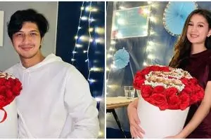 10 Momen Aditya Zoni & Zoe Jackson rayakan anniversary ke-2, romantis