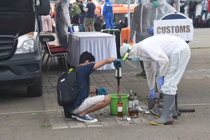 Potret penyelamatan ABK Covid Instagram/@tni_angkatan_laut