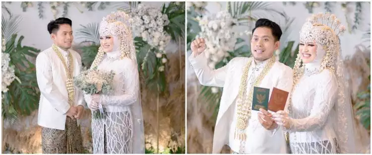 10 Momen pernikahan Andik Vermansyah & Silvia Anggun, sakral & syahdu