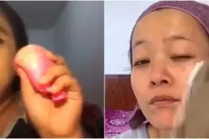 10 Potret orang makeup dengan alat seadanya, lucu tapi kreatif