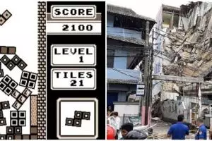 8 Cocoklogi hasil bangunan seperti bermain game, absurd