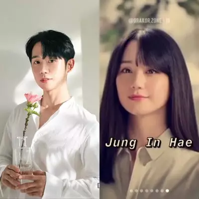 aktor korea jadi wanita Instagram